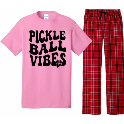 Pickleball Vibes Play Pickleball With Love Pajama Set