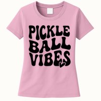 Pickleball Vibes Play Pickleball With Love Womens T-Shirt