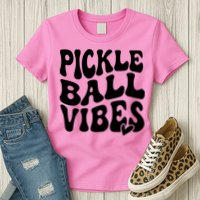 Pickleball Vibes Play Pickleball With Love Womens T-Shirt