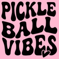 Pickleball Vibes Play Pickleball With Love Women's V-Neck T-Shirt