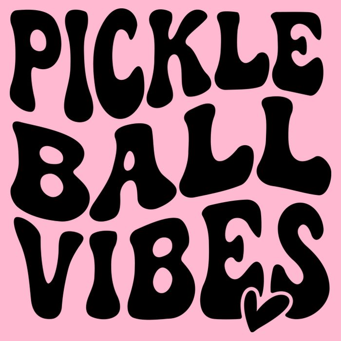 Pickleball Vibes Play Pickleball With Love Women's V-Neck T-Shirt