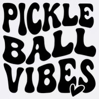 Pickleball Vibes Play Pickleball With Love Garment-Dyed Sweatshirt