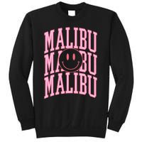 Preppy Varsity Pink Malibu California Sweatshirt