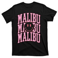 Preppy Varsity Pink Malibu California T-Shirt