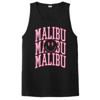 Preppy Varsity Pink Malibu California PosiCharge Competitor Tank