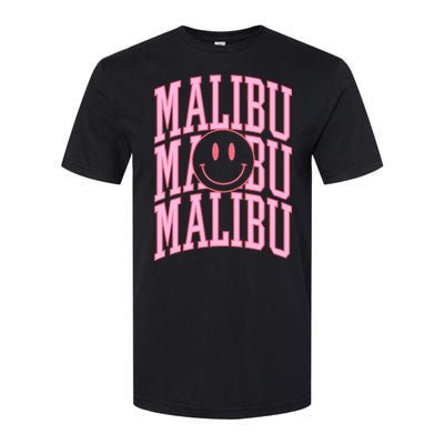 Preppy Varsity Pink Malibu California Softstyle CVC T-Shirt