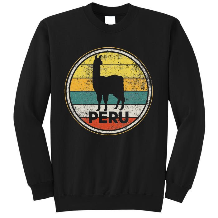 Peru Vicuna Peruvian Retro Vintage Sweatshirt