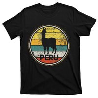 Peru Vicuna Peruvian Retro Vintage T-Shirt