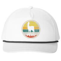 Peru Vicuna Peruvian Retro Vintage Snapback Five-Panel Rope Hat