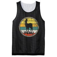 Peru Vicuna Peruvian Retro Vintage Mesh Reversible Basketball Jersey Tank