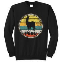 Peru Vicuna Peruvian Retro Vintage Tall Sweatshirt