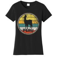 Peru Vicuna Peruvian Retro Vintage Women's T-Shirt