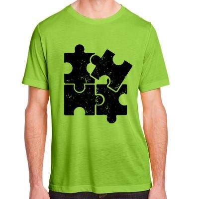 Puzzle Vintage Puzzles Pieces Gift Adult ChromaSoft Performance T-Shirt