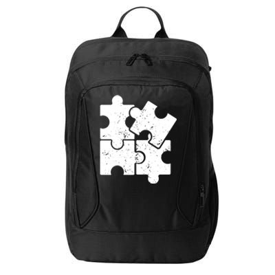 Puzzle Vintage Puzzles Pieces Gift City Backpack