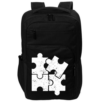 Puzzle Vintage Puzzles Pieces Gift Impact Tech Backpack