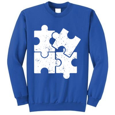 Puzzle Vintage Puzzles Pieces Gift Sweatshirt