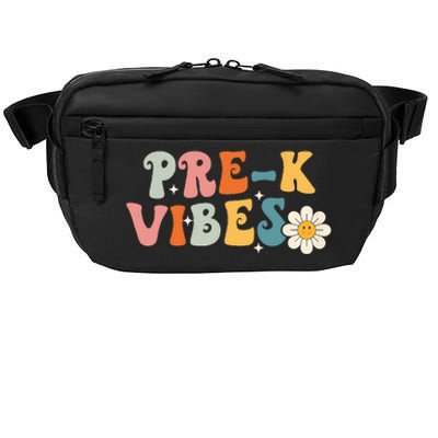 PreK Vibes Pre Kindergarten Team Retro 1st Day Of School Crossbody Pack