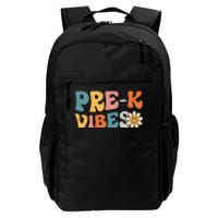 Pre-K Vibes - Pre Kindergarten Team Retro 1st Day of School Daily Commute Backpack