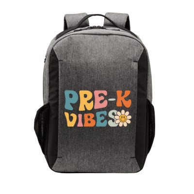 Pre-K Vibes - Pre Kindergarten Team Retro 1st Day of School Vector Backpack