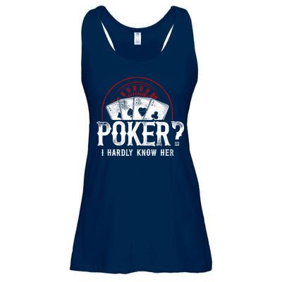 Poker Vintage Poker? I Hardly Know Her Ladies Essential Flowy Tank