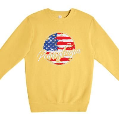 Pennsylvania Vintage Premium Crewneck Sweatshirt