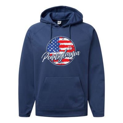 Pennsylvania Vintage Performance Fleece Hoodie