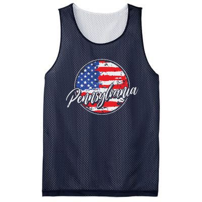 Pennsylvania Vintage Mesh Reversible Basketball Jersey Tank