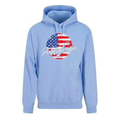 Pennsylvania Vintage Unisex Surf Hoodie