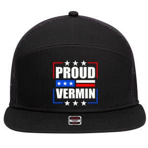 Proud Vermin  7 Panel Mesh Trucker Snapback Hat