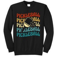 Pickleball,Retro Vintage Pickleball Silhouette, Pickleball Sweatshirt