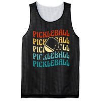 Pickleball,Retro Vintage Pickleball Silhouette, Pickleball Mesh Reversible Basketball Jersey Tank