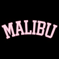 Preppy Varsity Pink Malibu California T-Shirt