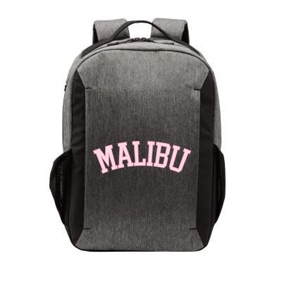 Preppy Varsity Pink Malibu California Vector Backpack