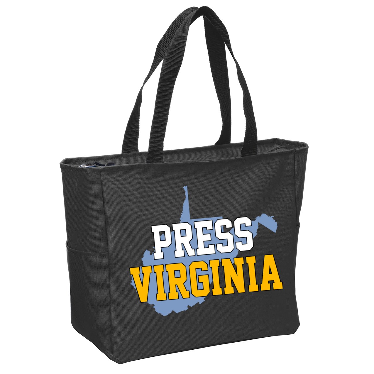 Press Virginia Zip Tote Bag