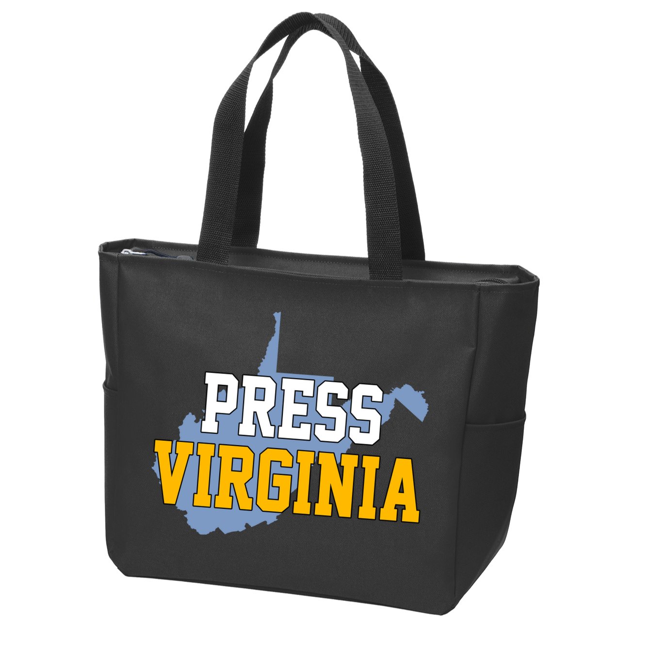 Press Virginia Zip Tote Bag