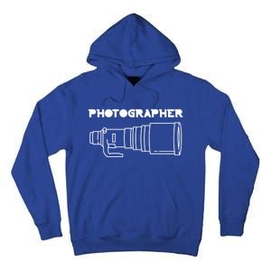 Photographer Videographer Photography Graphic Design Gift Tall Hoodie