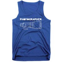 Photographer Videographer Photography Graphic Design Gift Tank Top