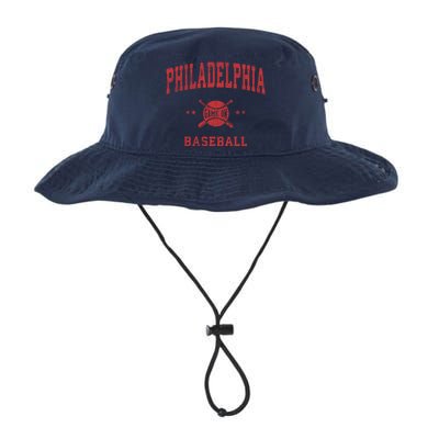 Philadelphia Vintage Philly Baseball Throwback Retro Design Legacy Cool Fit Booney Bucket Hat