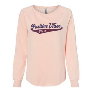 Positive Vibes Womens California Wash Sweatshirt