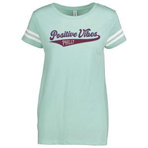 Positive Vibes Enza Ladies Jersey Football T-Shirt