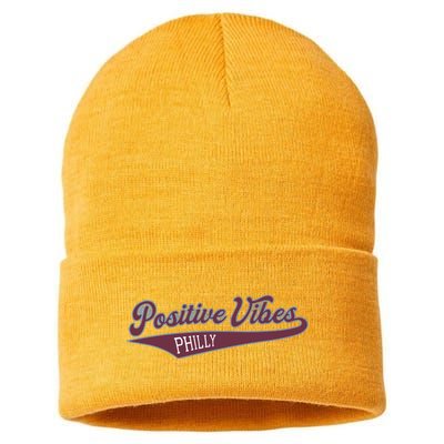 Positive Vibes Sustainable Knit Beanie