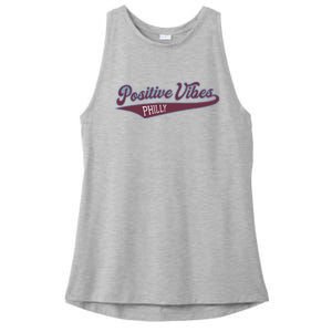 Positive Vibes Ladies PosiCharge Tri-Blend Wicking Tank