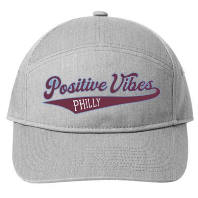 Positive Vibes 7-Panel Snapback Hat