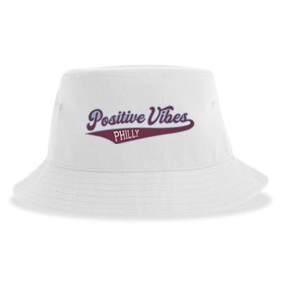 Positive Vibes Sustainable Bucket Hat