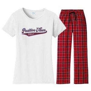 Positive Vibes Women's Flannel Pajama Set