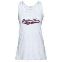 Positive Vibes Ladies Essential Flowy Tank