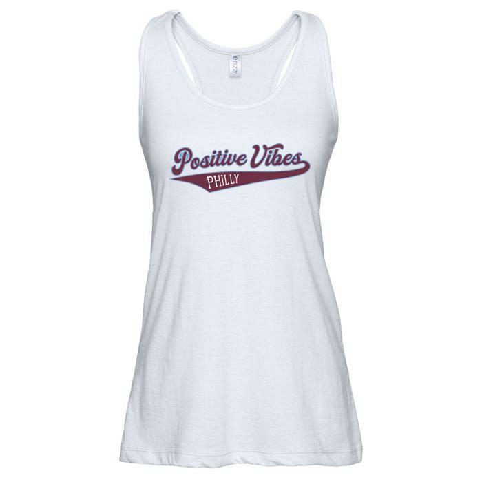 Positive Vibes Ladies Essential Flowy Tank