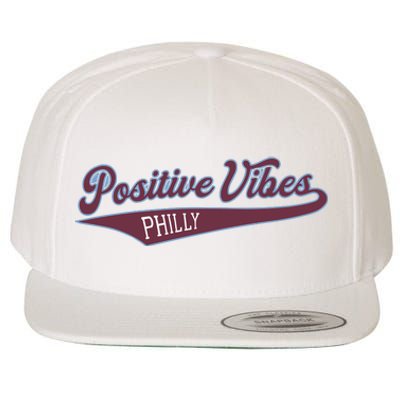 Positive Vibes Wool Snapback Cap