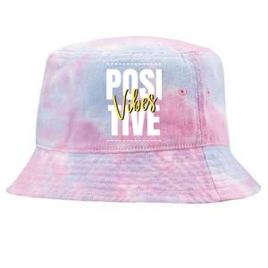 Positive Vibes Tie-Dyed Bucket Hat