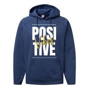 Positive Vibes Performance Fleece Hoodie